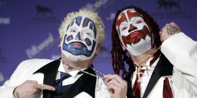 The Insane Clown Posse attends the 2003 Billboard Music Awards at the MGM Grand Garden Arena 