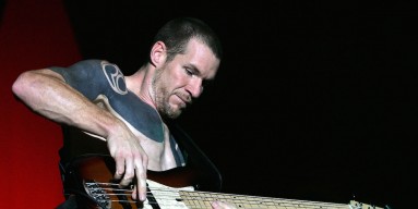  Tim Commerford of Rage Against The Machine performs on stage during the 2008 Big Day Out at the Claremont Showgrounds