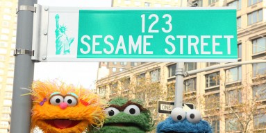 'Sesame Street' 40th Anniversary Temporary Street Renaming Credit: Astrid Stawiarz / Stringer
