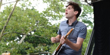 Kip Berman of Pains of Being Pure at Heart onstage at 2012 CBGB Festival At SummerStage In Central Park on July 7, 2012 in New York City.