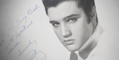 Elvis Presley, with love. 