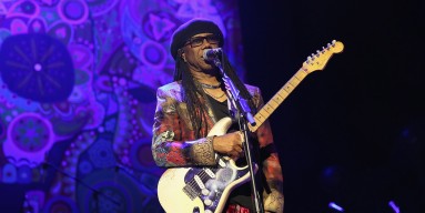 Nile Rodgers performs on stage at Bette Midler's annual Hulaween Party celebrating New York Restoration Project's 20th anniversary on October 30, 2015