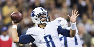 Marcus Mariota #8 of the Tennessee Titans