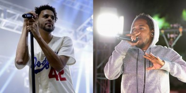 J. Cole (l.), Kendrick Lamar (r.)