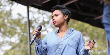 Jennifer Hudson performs at the Stand for School Equality Rally at Cadman Plaza Park on October 7, 2015 in New York City