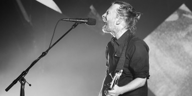  Thom Yorke of Radiohead performs live on stage at Sydney Entertainment Centre on November 12, 2012 in Sydney, Australia. 