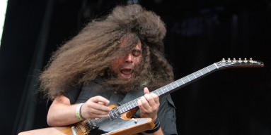 Claudio Sanchez of Coheed and Cambria performs onstage during the 2009 Lollapalooza