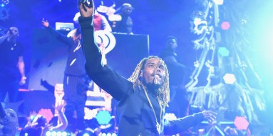 Fetty Wap performs onstage during Z100's Jingle Ball 2015 at Madison Square Garden on December 11, 2015 in New York City. 