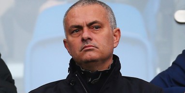 Former Chelsea manager Jose Mourinho looks on from the stands prior to the Sky Bet Championship match between Brighton and Hove Albion and Middlesbrough at Amex Stadium on December 19, 2015 in Brighton, United Kingdom. 