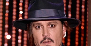 Actor Johnny Depp speaks onstage during the 19th Annual Hollywood Film Awards at The Beverly Hilton Hotel on November 1, 2015 in Beverly Hills, California. 