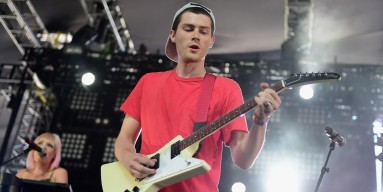 Andre Anjos of RAC performs onstage during day 3 of the 2015 Coachella Valley Music & Arts Festival