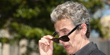  Dr Who's Peter Capaldi poses durnig a media call at Mrs Macquarie's Chair on November 20, 2015 in Sydney, Australia. 