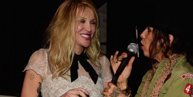 Courtney Love and Linda Perry
