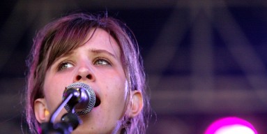 Amber Coffman of The Dirty Projectors performs during the 2009 Bonnaroo Music and Arts Festival