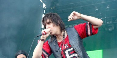 Julian Casablancas performs with The Voidz at Governors Ball 2014