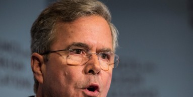 Jeb Bush Addresses Council On Foreign Relations In New York
