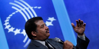 Neil deGrasse Tyson at the 2015 Clinton Global Initiative's Annual Meeting on September 28, 2015 in New York City