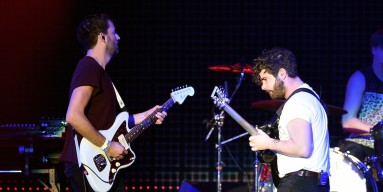 Musicians Jimmy Smith and Yannis Philippakis of Foals 