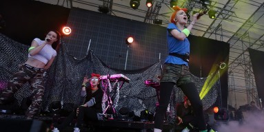Grimes performs at the St Jerome's Laneway Festival on February 1, 2016