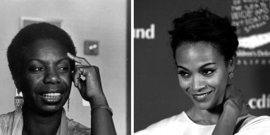 (FILE PHOTO) In this composite image a comparison has been made between Nina Simone (L) and actress Zoe Saldana. Zoe Saldana will reportedly play Nina Simone in a film biopic by writer and director Cynthia Mort and executive producer Jimmy Lovine. ***LEFT