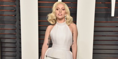 Lady Gaga attends the 2016 Vanity Fair Oscar Party