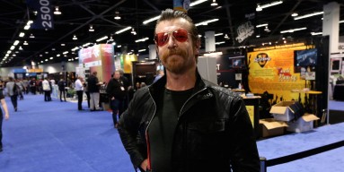  Singer Jesse Hughes poses for a picture during day 3 of the 2016 NAMM Show at the Anaheim Convention Center