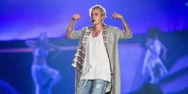 Justin Bieber performs on stage during opening night of the 'Purpose World Tour' at KeyArena on March 9, 2016 in Seattle, Washington. 