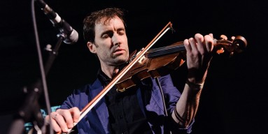Musician Andrew Bird performs live at 'A Night Of Improvised Round Robin Duets' during the 2013 Red Bull Music Academy at Brooklyn Masonic Temple on May 1, 2013 in the Brooklyn borough of New York City.