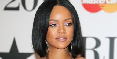 Rihanna attends the BRIT Awards 2016