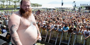 Action Bronson isn't just a sliverback...he's a silver-everything. 