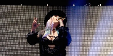 Singer Kesha performs onstage with record producer Zedd during day 2 of the 2016 Coachella Valley Music & Arts Festival Weekend 1 at the Empire Polo Club
