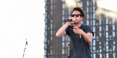 Zack de la Rocha performs with Run the Jewels onstage during day 2 of Coachella 2016