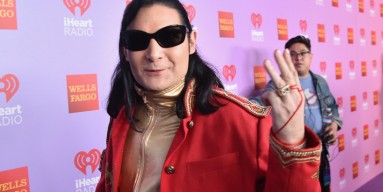 Corey Feldman poses backstage during the first ever iHeart80s Party at The Forum on February 20, 2016