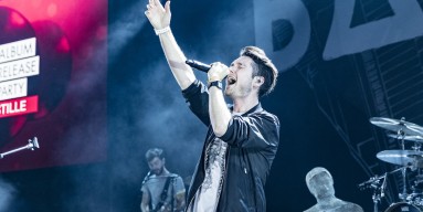 Dan Smith of Bastille performs on stage at iHeartRadio Theater on September 6, 2016