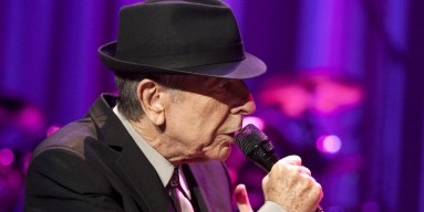 Leonard Cohen performs at Madison Square Garden on December 18, 2012 in New York City