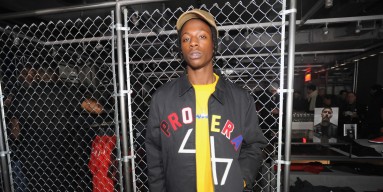Joey Badass attends the adidas New York Flagship Preview Party on November 29, 2016 in New York Cit