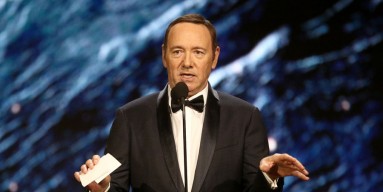 Actor Kevin Spacey onstage at the 2017 Britannia Awards 