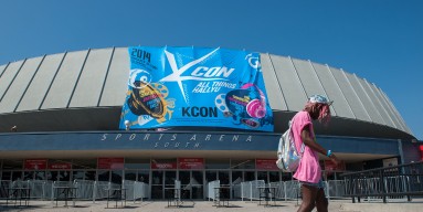 Los Angeles Memorial Coliseum during KCON 2014