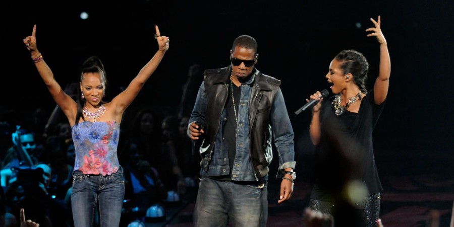 Lil Mama, Jay-Z and Alicia Keys