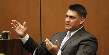 Alberto Alvarez, one of Michael Jackson's security guards, testifies in the Conrad Murray involuntary manslaughter trial in Los Angeles