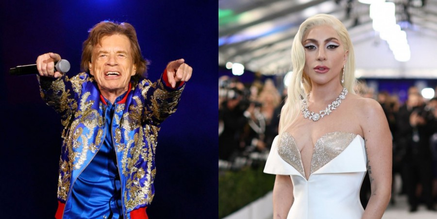 Mick Jagger of The Rolling Stones, Lady Gaga