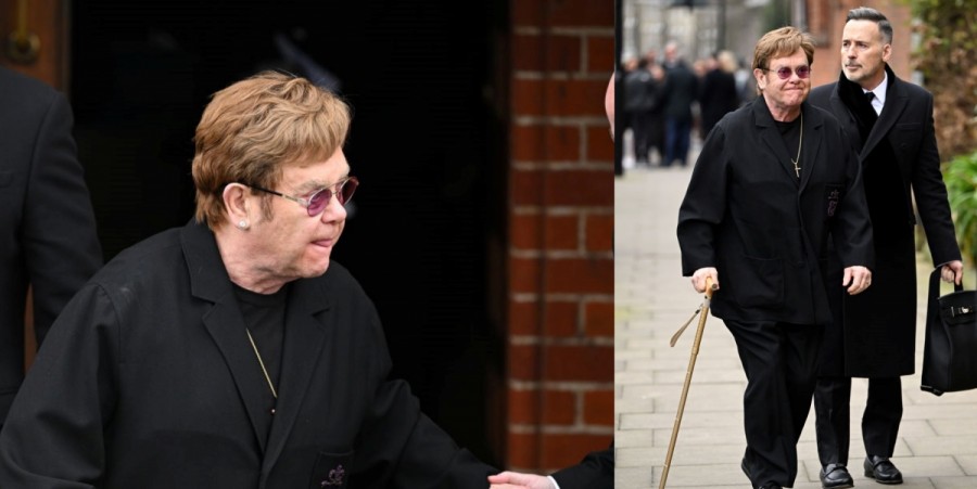 Elton John Sparks Concerns After Worrying Appearance At Derek Draper's Funeral