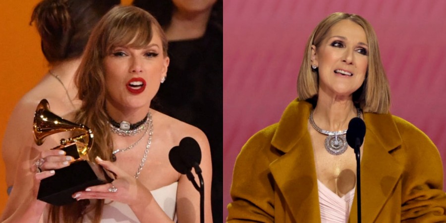 Taylor Swift Accused of Snubbing and Disrespecting Celine Dion at the 2024 Grammys: 'So Cringey'