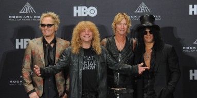 Matt Sorum, Steven Adler, Duff McKagan and Slash of Guns N’ Roses