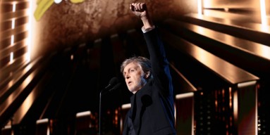 Paul McCartney speaks onstage during the 36th Annual Rock & Roll Hall Of Fame Induction Ceremony at Rocket Mortgage Fieldhouse on October 30, 2021 in Cleveland.