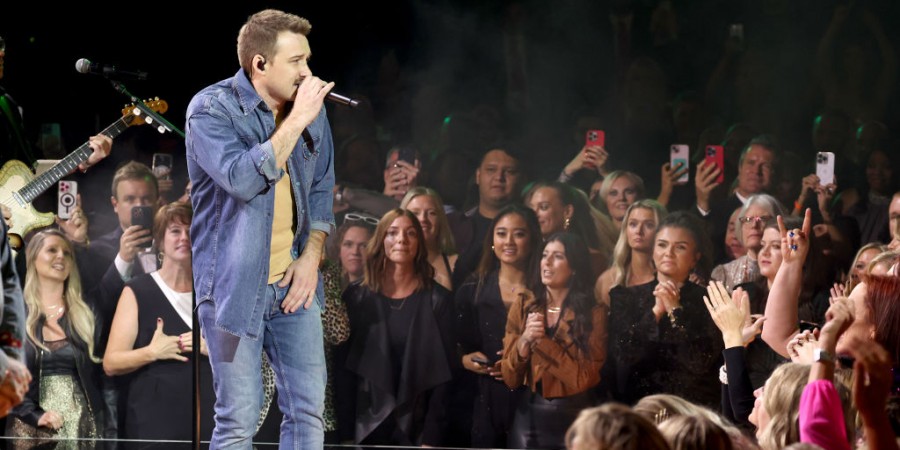 Morgan Wallen onstage during the 57th Annual CMA Awards 