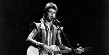 David Bowie performs his final concert as Ziggy Stardust at the Hammersmith Odeon, London on July 3, 1973.