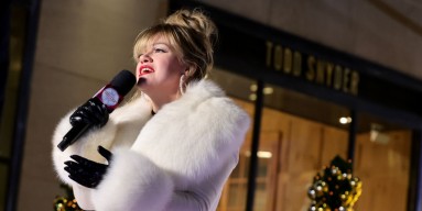 Kelly Clarkson performs in New York City