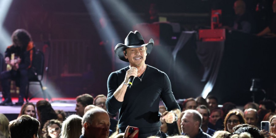 Tim McGraw performs in New York City