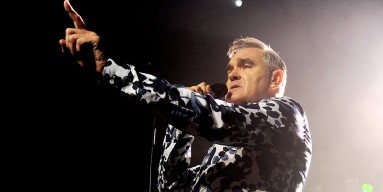 Morrissey performs at Hollywood High School on March 2, 2013 in Los Angeles.